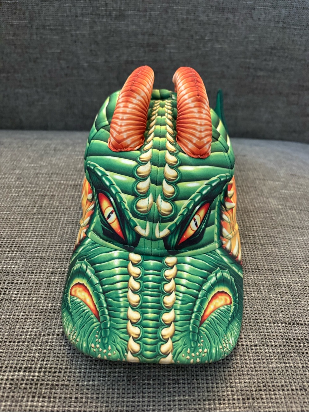 Kids Dragon Monster Jam hat with moveable wings